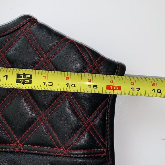 Black Leather Vest for Men - Picture 12 of 16